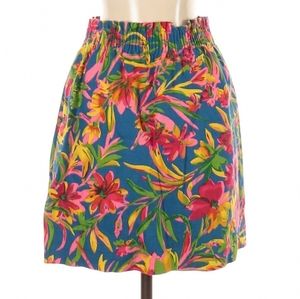 J. Crew Tropical Print Skirt